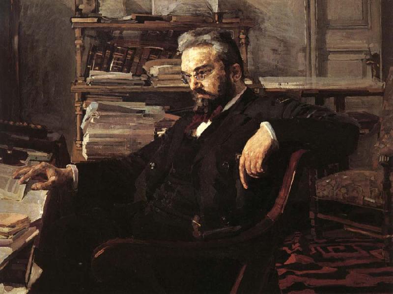 Mikhail Vrubel Portrati of konstantin artsybushev